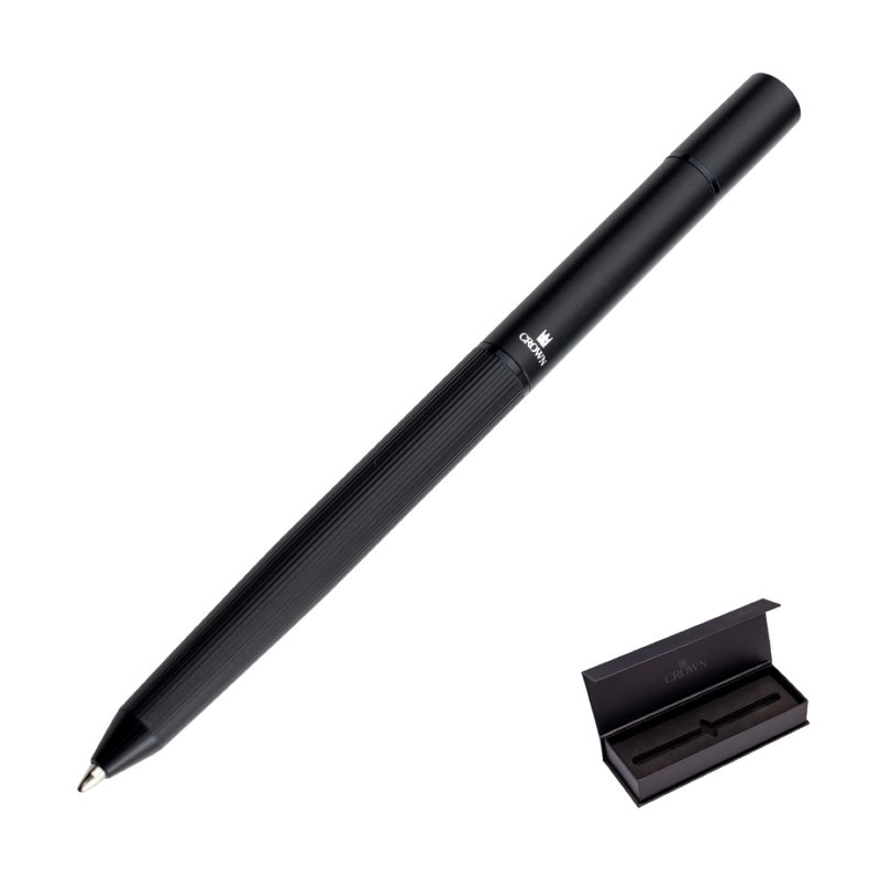 Caneta Crown Personalizada Black Lápis Esferográfica