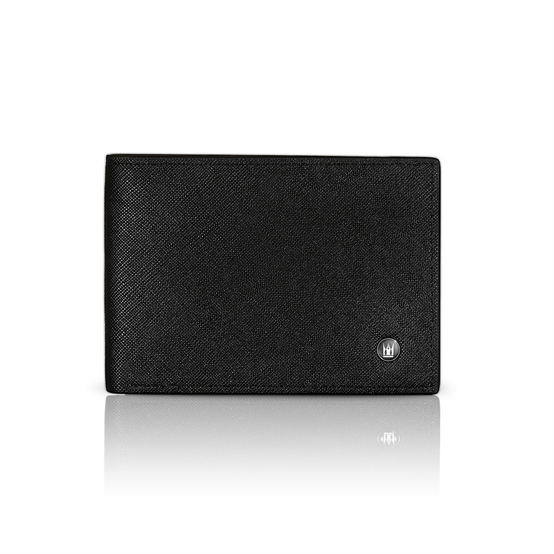 Carteira Crown Utah Preta