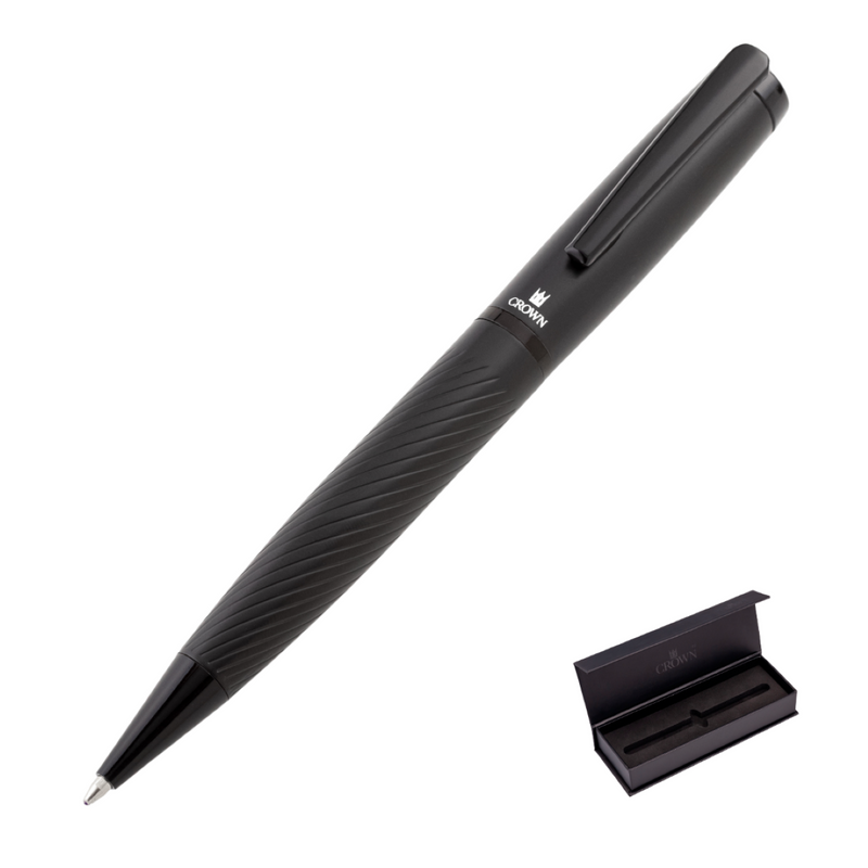 Caneta Crown Personalizada Black Power Esferográfica