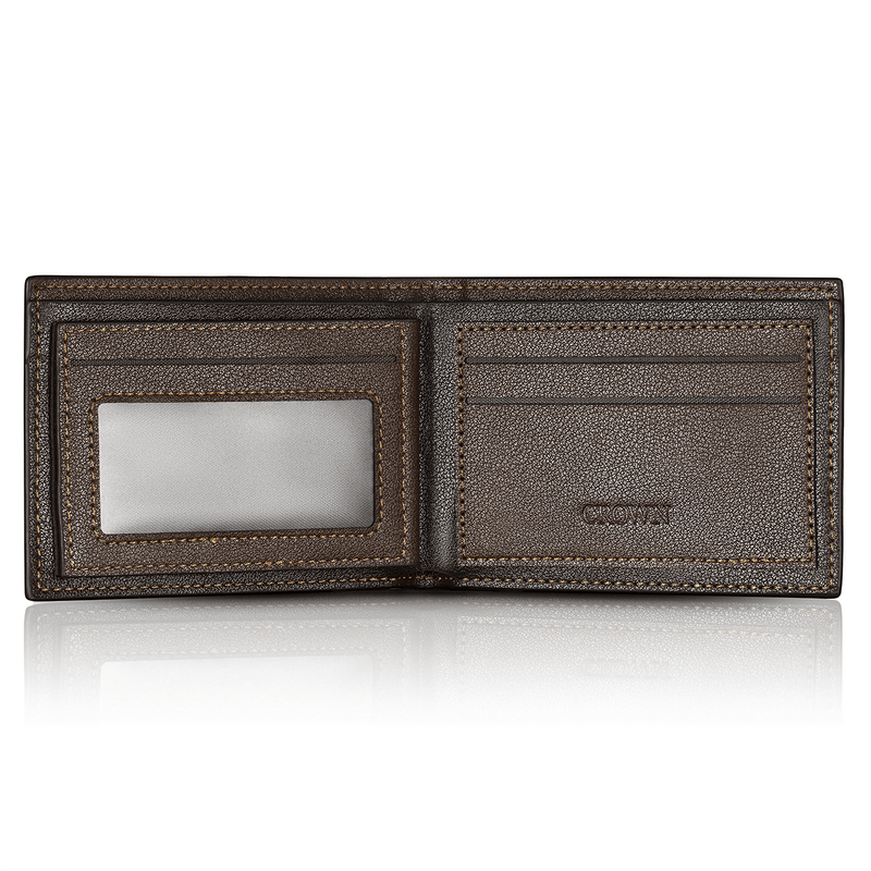 Carteira Crown Alaska Marrom