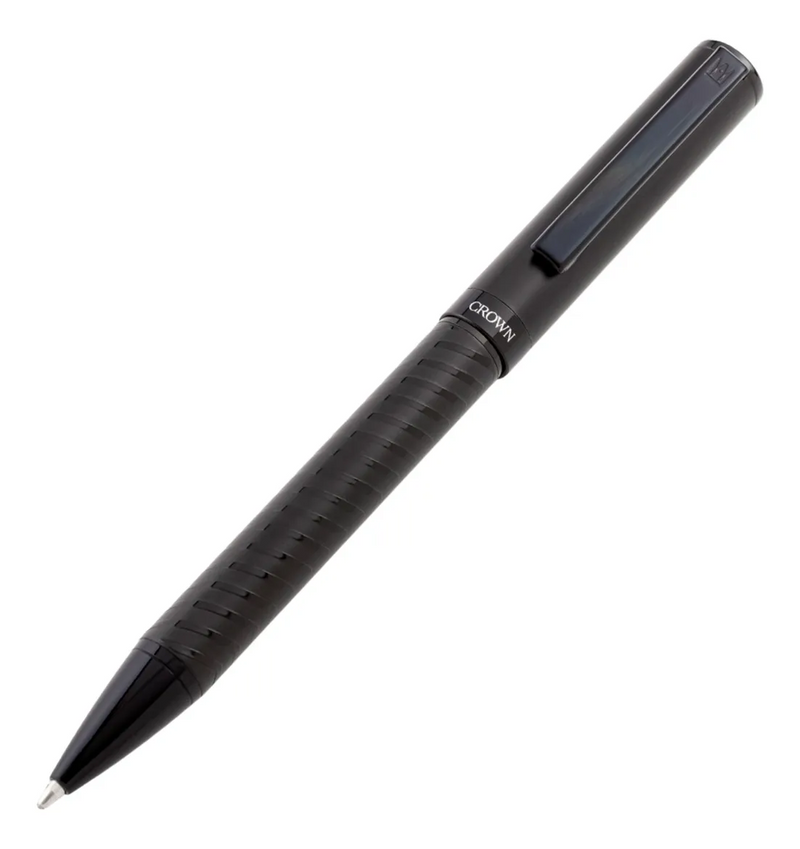 Caneta Crown Personalizado Black Vitton Esferográfica