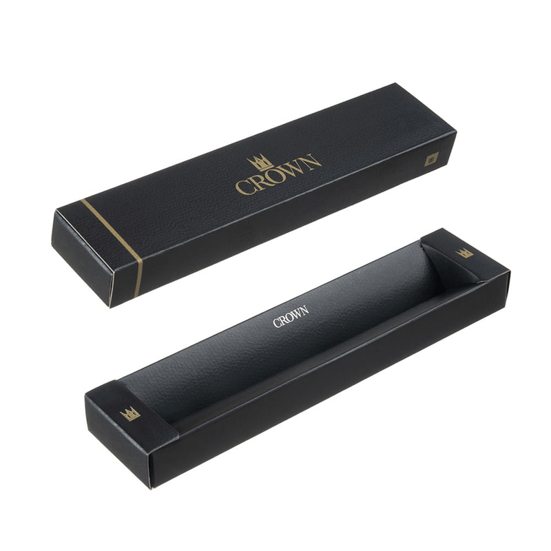 Caneta Crown Personalizada Metal Top Model Tinteiro
