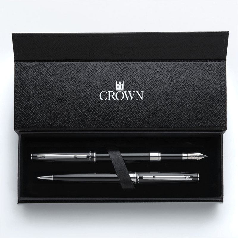 Kit Barcelona Esfero + Tinteiro - Preta